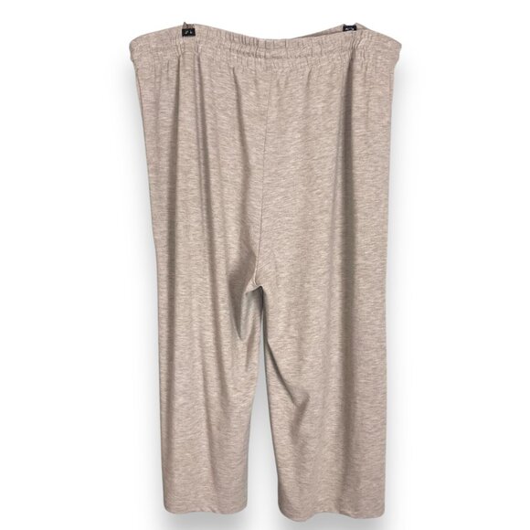 Aritzia Wilfred Free Sweatpants‎ Cropped Wide Leg Straight Beige Women XL Pants - Picture 2 of 11